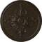 Ekena Millwork Milton Ceiling Medallion (Fits Canopies up to 7 7/8"), 40 5/8"OD x 1 3/4"P, Stone Hearth Crackle CM40MISHC - alternate 1